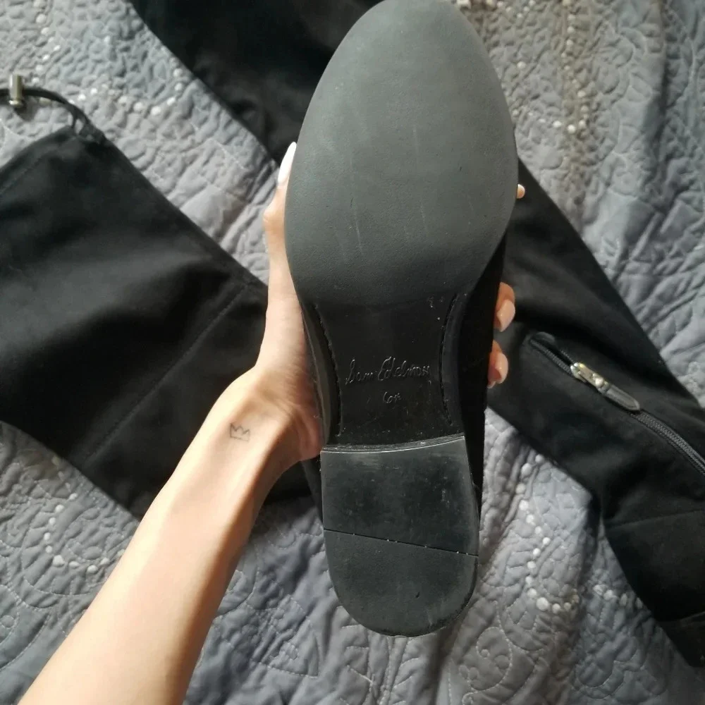 Sam Edelman Black OTK Boots